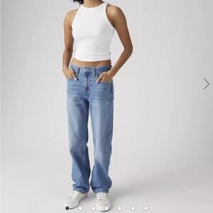 Levi's Low Pro Straight Blue Jeans